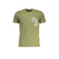 Cavalli Class T-Shirt Maniche Corte Uomo Verde Stampa - foto prodotto