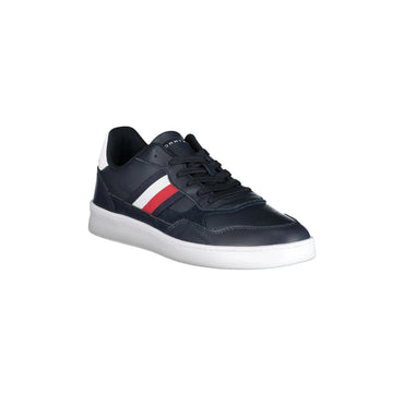 TOMMY HILFIGER Scarpe Sneakers Uomo Blu con Dettagli a Contrasto - vista 2