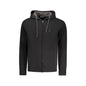 Coveri Moving Felpa Maniche Lunghe Uomo Nera Zip Ricamo Felpe Nero - foto prodotto