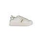GAELLE PARIS Scarpe Sneakers Uomo Bianche con Dettagli a Contrasto Bianco - foto prodotto