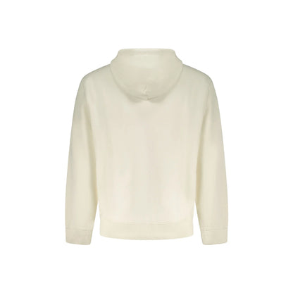 Calvin Klein Felpa Maniche Lunghe Uomo Bianca Ricamo Felpe bianco - vista 2