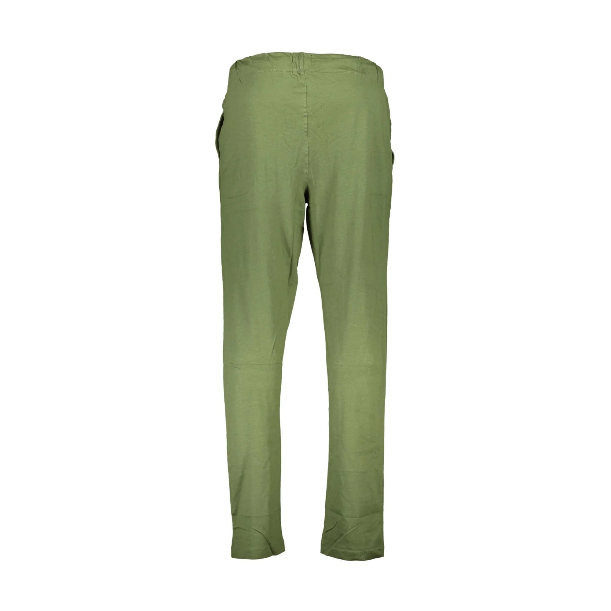 Gian Marco Venturi Pantaloni Uomo Verde Ricamo - vista 2