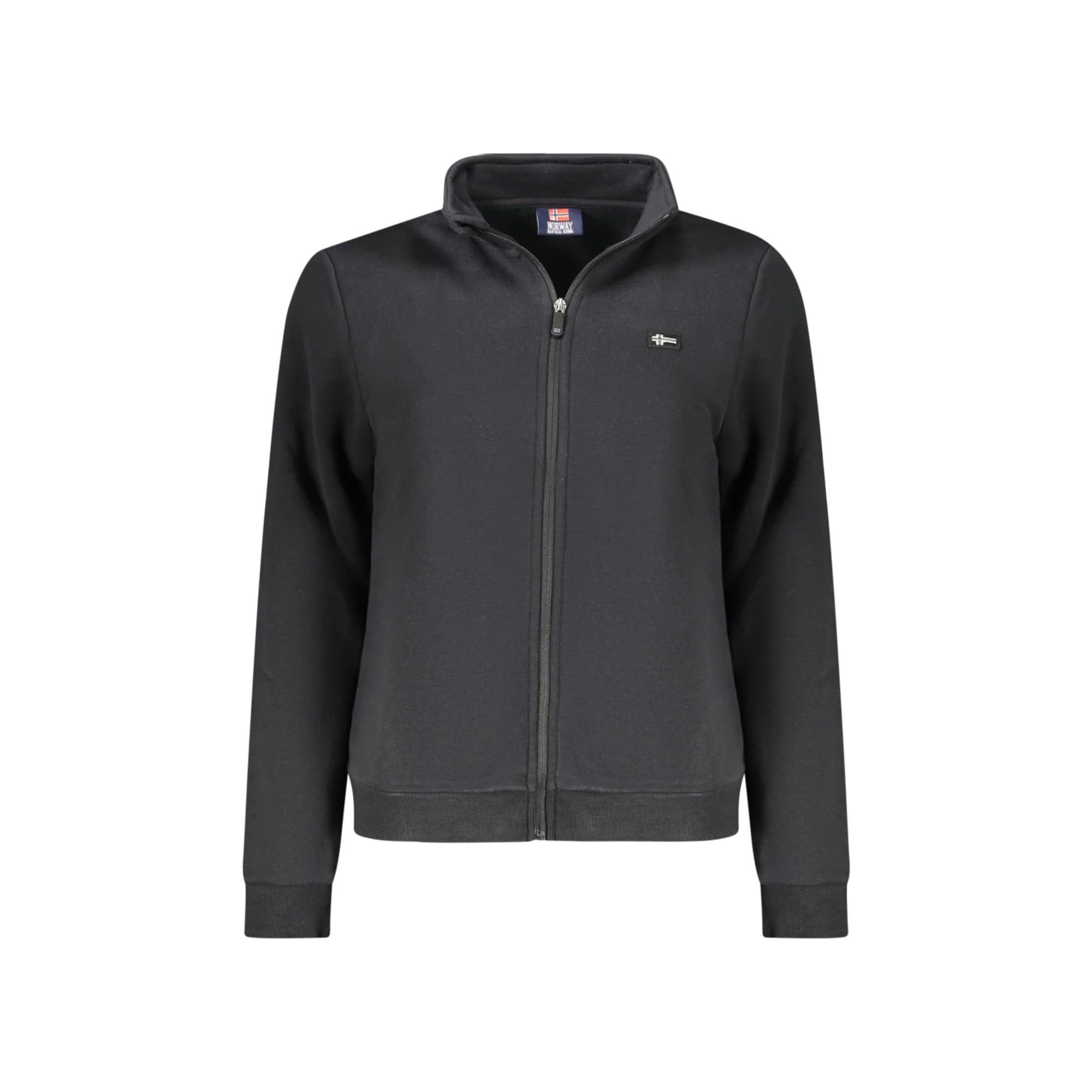 NORWAY 1963 FELPA CON ZIP DONNA NERO