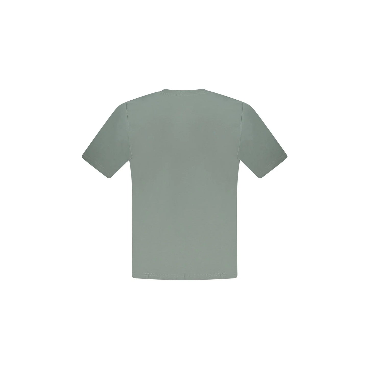 North Sails T-Shirt Maniche Corte Uomo Verde Stampa Logo - vista 2