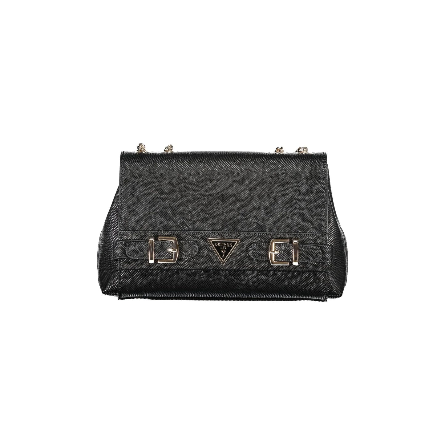 GUESS JEANS Borsa Donna LEVANTE Nera con Tracolla in Catena Borse Nero - foto prodotto