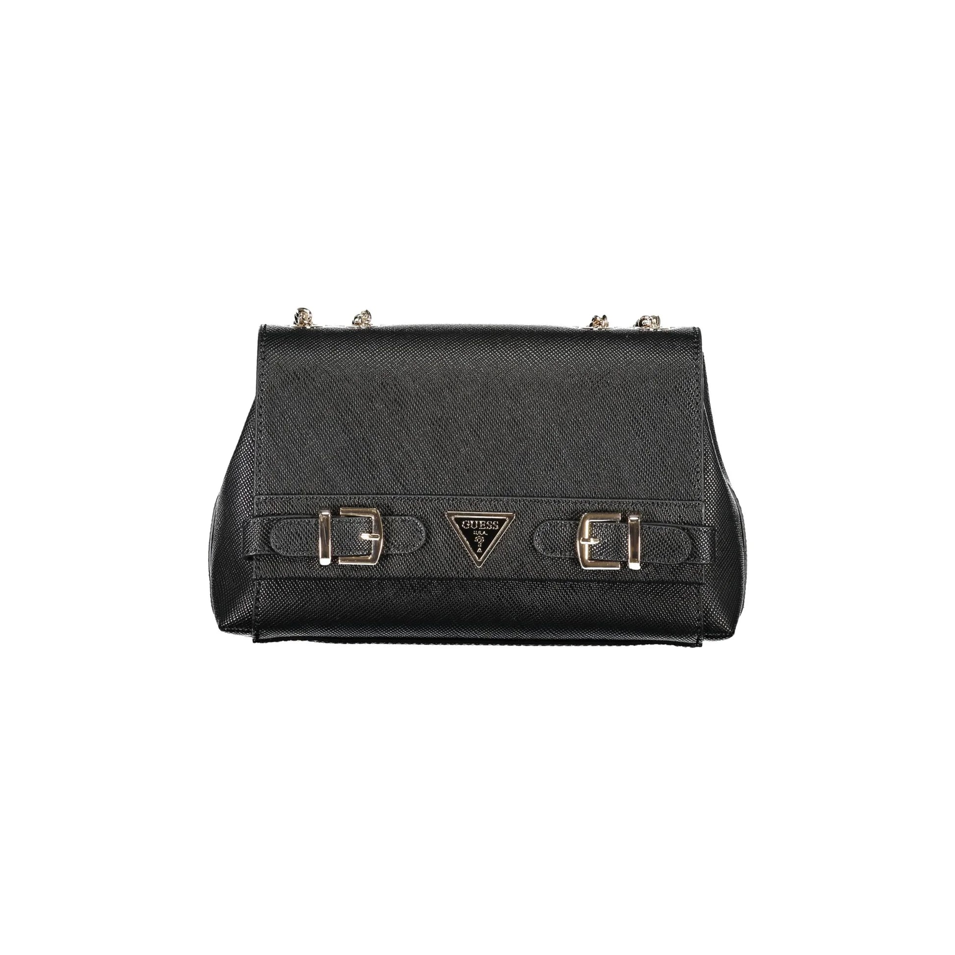 GUESS JEANS Borsa Donna LEVANTE Nera con Tracolla in Catena Borse Nero - foto prodotto