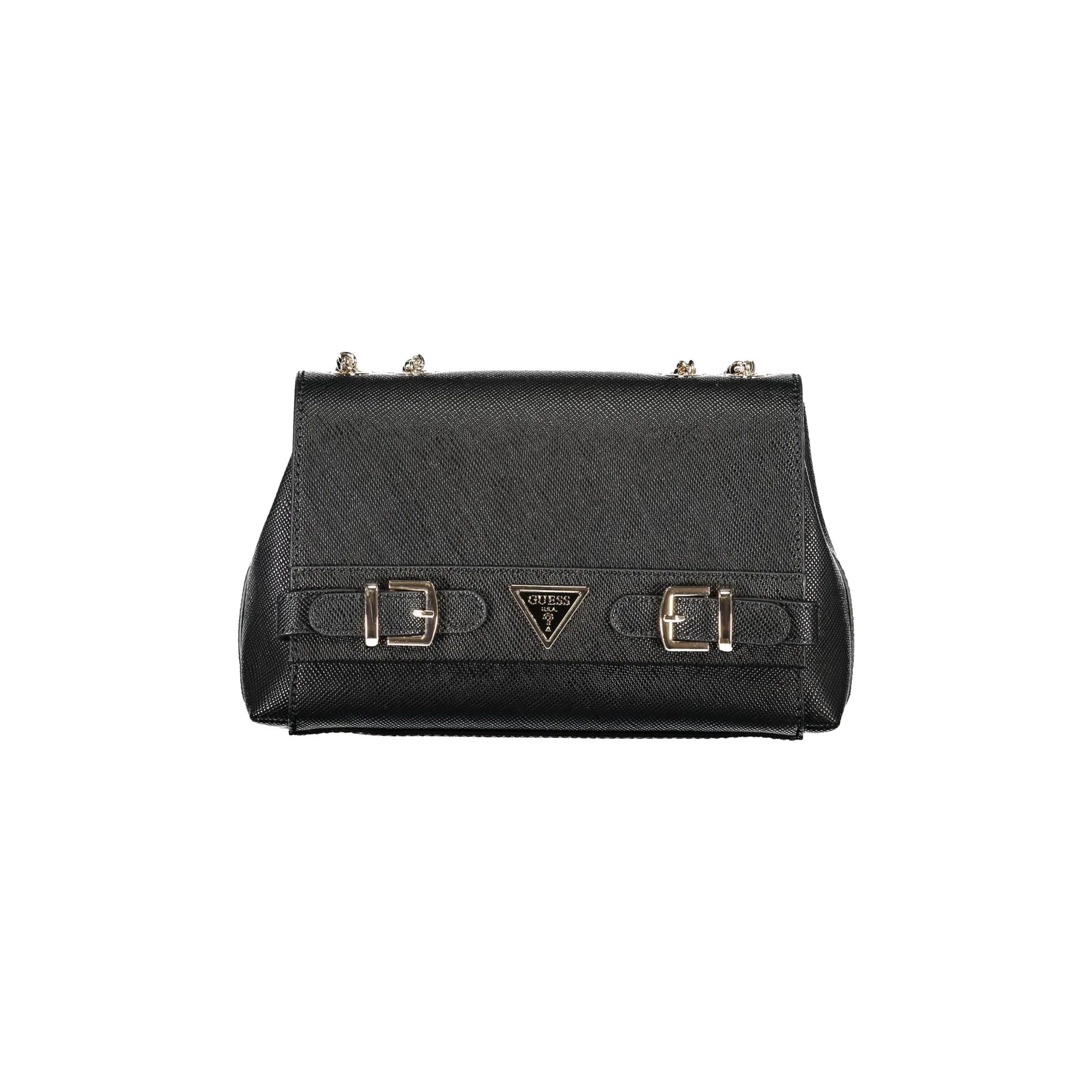 GUESS JEANS Borsa Donna LEVANTE Nera con Tracolla in Catena Borse Nero - foto prodotto