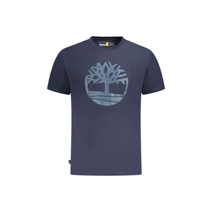 Timberland T-Shirt Maniche Corte Uomo Blu Stampa Logo - foto prodotto