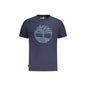 Timberland T-Shirt Maniche Corte Uomo Blu Stampa Logo - foto prodotto