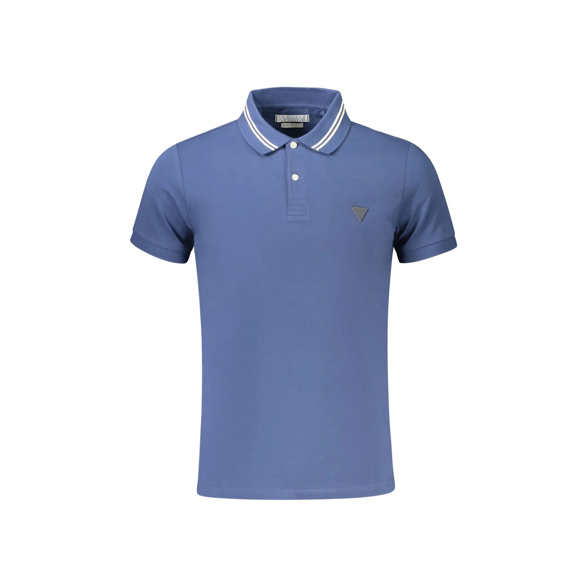 Guess Jeans Polo Maniche Corte Uomo Blu Logo - foto prodotto