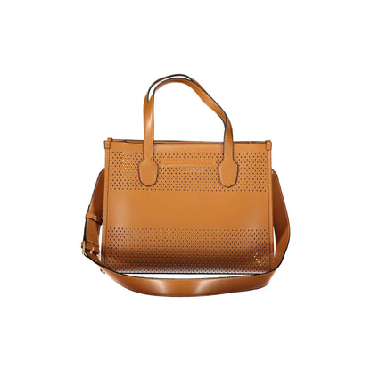Guess Jeans Borsa a Tracolla Donna Marroni Dettagli a Contrasto Borse - vista 2