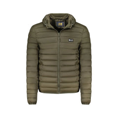 Cavalli Class Veste Homme Vert avec Capuche Amovible et Logo