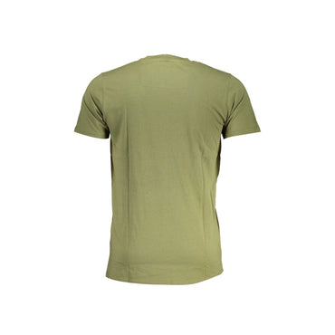 Cavalli Class T-Shirt Maniche Corte Uomo Verde Stampa - vista 2