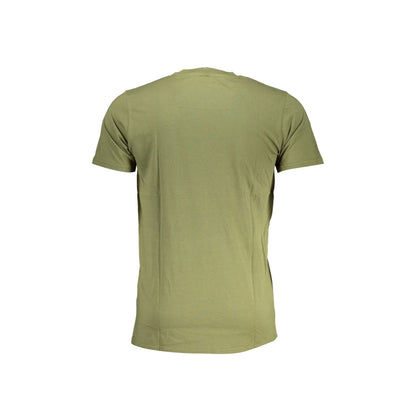 Cavalli Class T-Shirt Maniche Corte Uomo Verde Stampa - vista 2