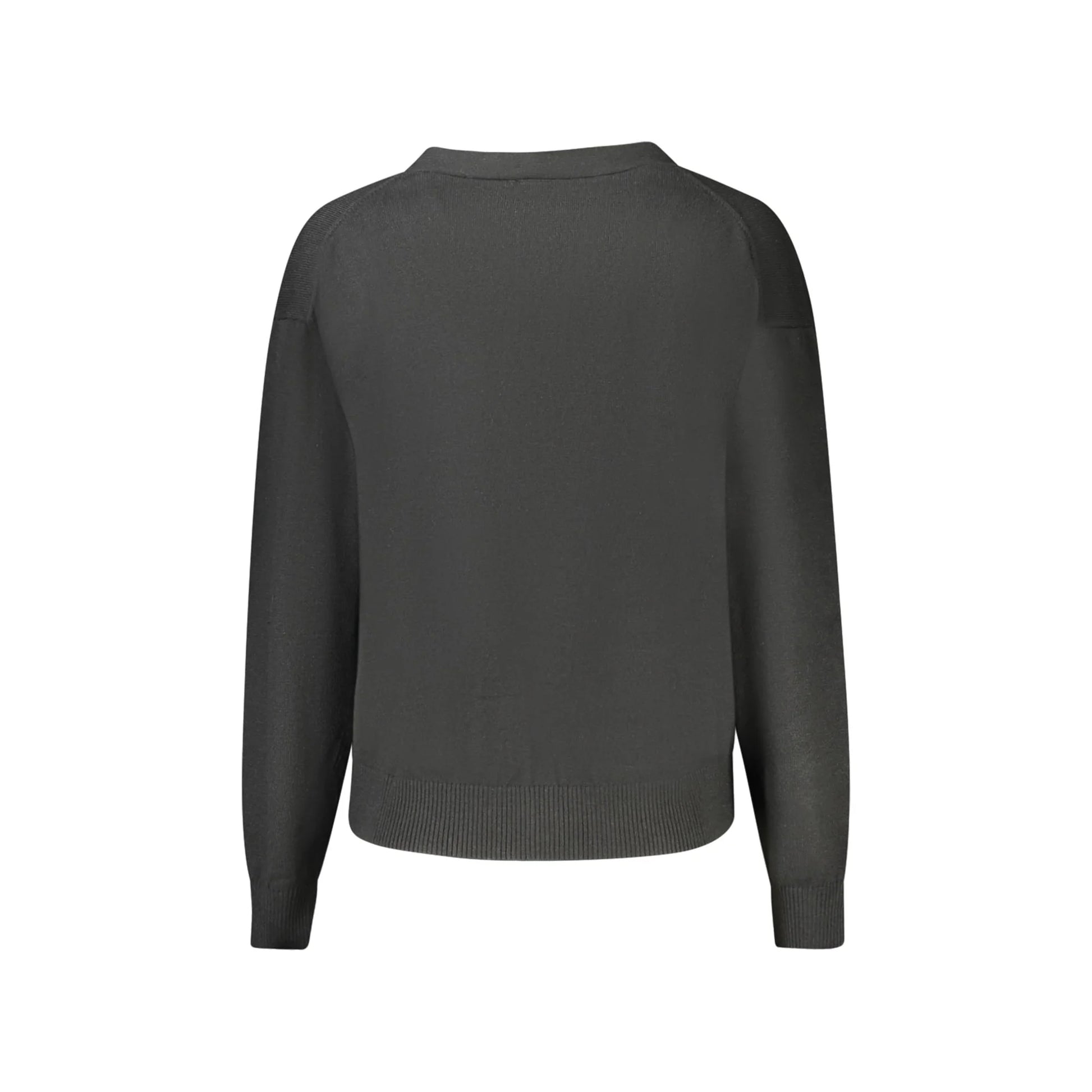 Guess Jeans Maglia Cardigan Donna Nero Logo Maglie - vista 2