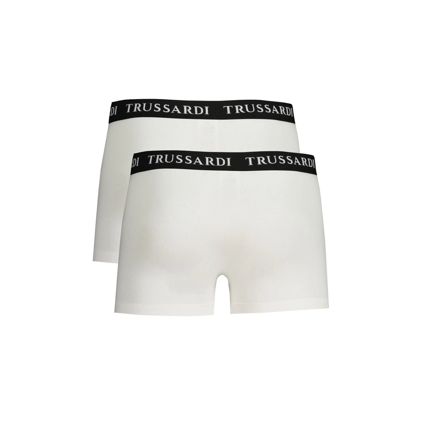 Trussardi Boxer Uomo Bianco Stampa Logo Intimo - vista 2