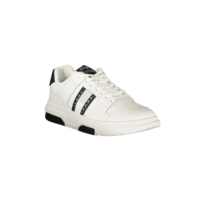 TOMMY HILFIGER Calzatura Sportiva Uomo Bianca con Dettagli Neri Sneakers nero - vista 2