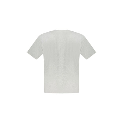 North Sails T-Shirt Maniche Corte Uomo Grigia Stampa Logo grigio - vista 2