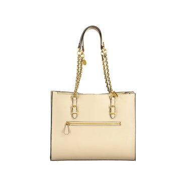 Guess Jeans Borsa a Spalla Donna beige Chiusura con Zip Borse - vista 2