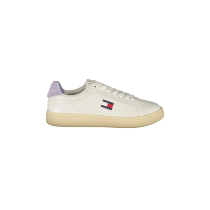 TOMMY HILFIGER Sneakers Donna Bianche con Dettagli in Glicine Bianco - foto prodotto