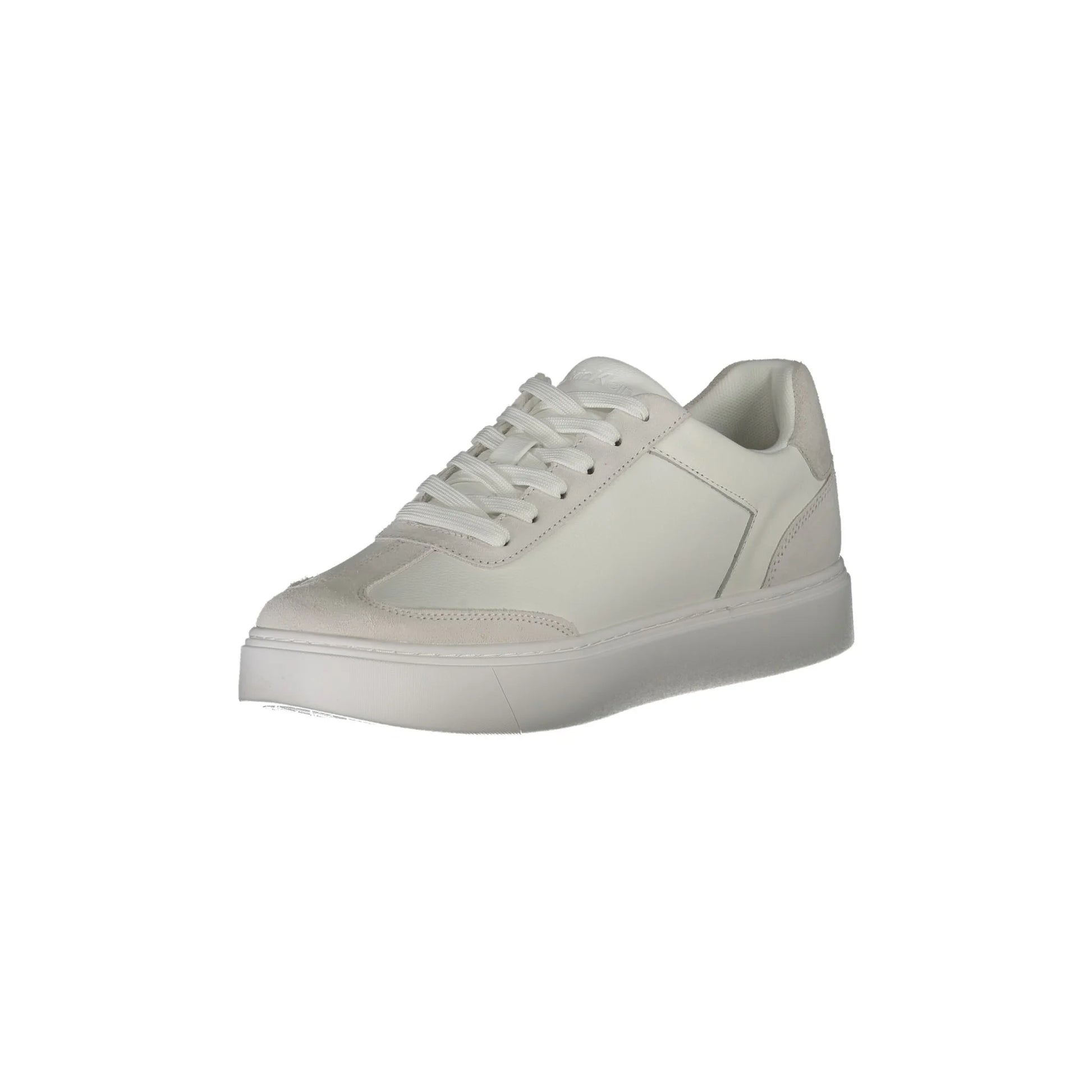 CALVIN KLEIN Sneakers Uomo Bianche con Lacci e Dettagli in Bianco - vista 3