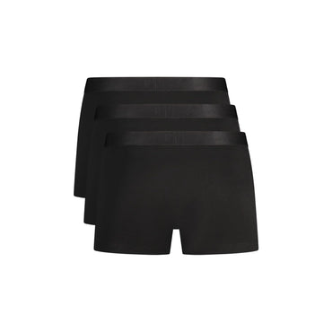 Boss Boxer Uomo Nero Stampa Logo Intimo - vista 2
