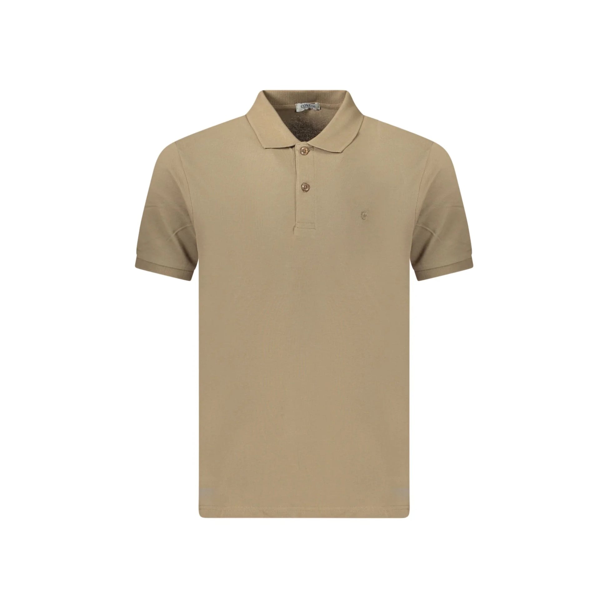 COVERI MOVING POLO MANICHE CORTE UOMO MARRONE
