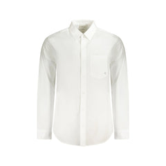 Calvin Klein Camicia Maniche Lunghe Uomo Bianca Ricamo