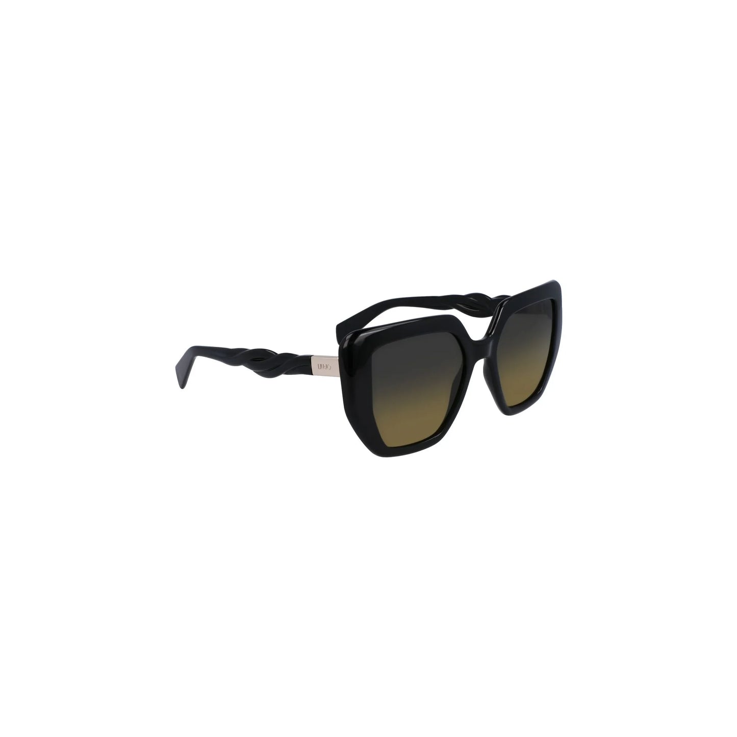 Liu Jo Occhiali da Sole Donna Nero Lente Gialla Logo - vista 3