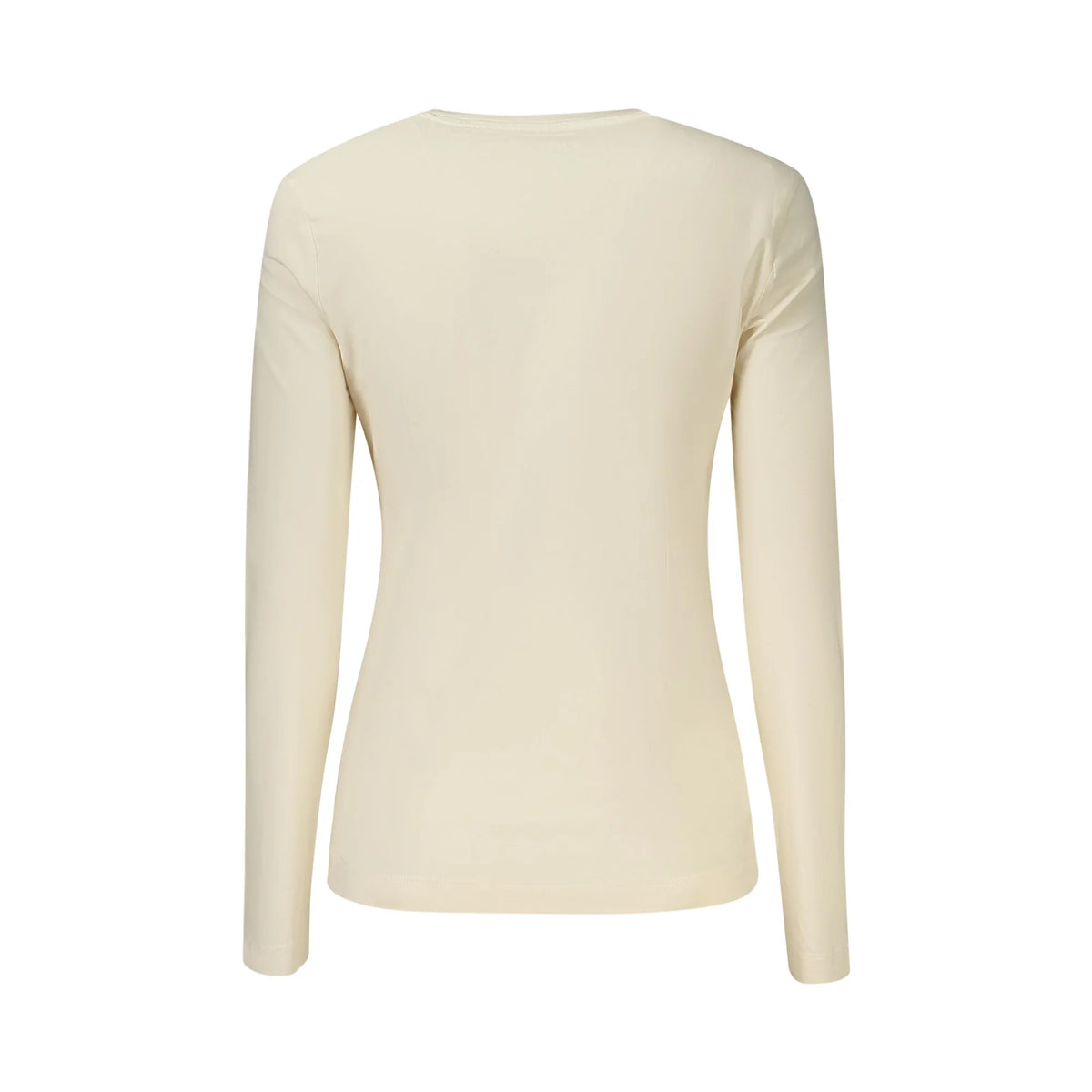 GUESS JEANS T-SHIRT MANICHE LUNGHE DONNA BEIGE