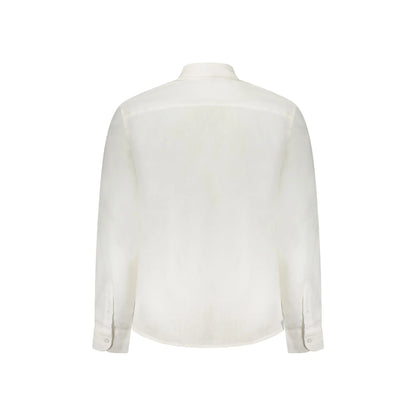 North Sails Camicia Maniche Lunghe Uomo Bianca Ricamo Camicie bianco - vista 2