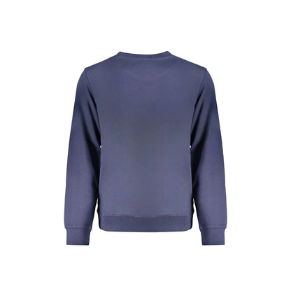 Wrangler Felpa Uomo Blu Girocollo Garzata Stampa Logo Felpe - vista 2