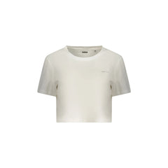Guess vaqueros camiseta Manga Corta Mujer Blanca Logo