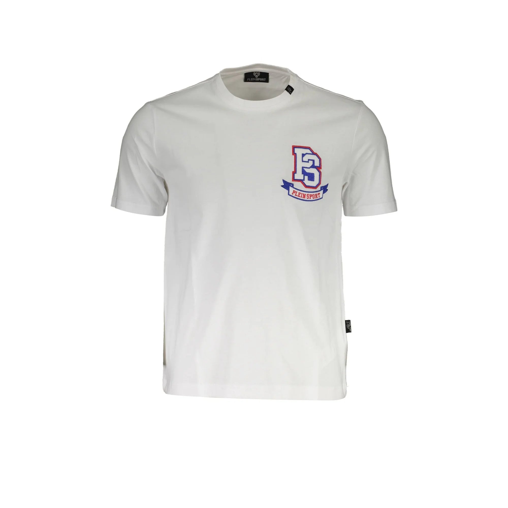 PLEIN SPORT T-SHIRT MANICHE CORTE UOMO BIANCO