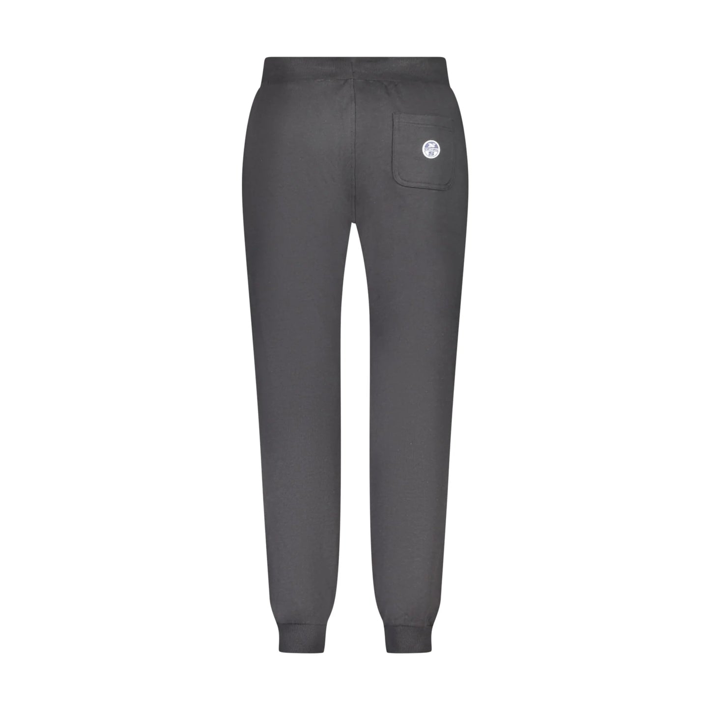 North Sails Pantaloni Tuta Uomo Nero Applicazione Logo - vista 2