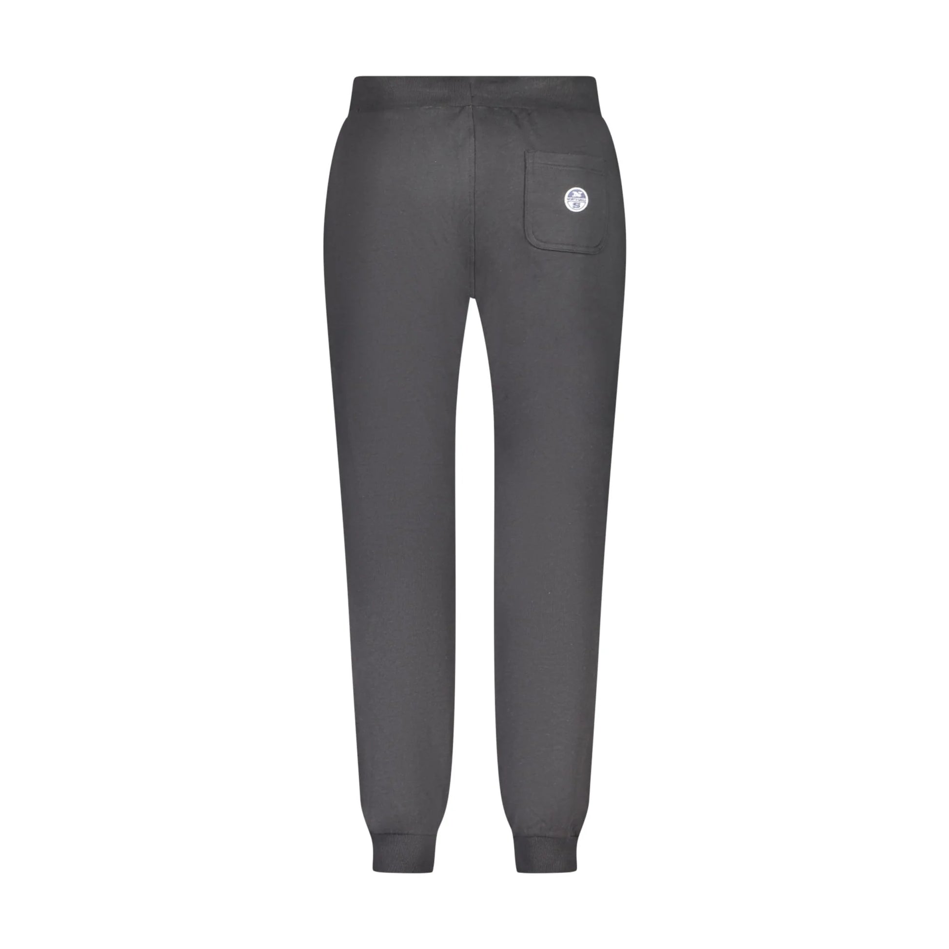 North Sails Pantaloni Tuta Uomo Nero Applicazione Logo - vista 2