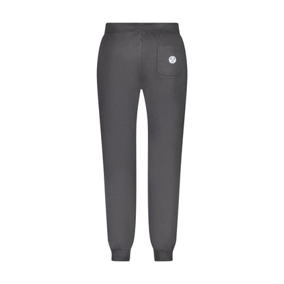 North Sails Pantaloni Tuta Uomo Nero Applicazione Logo - vista 2