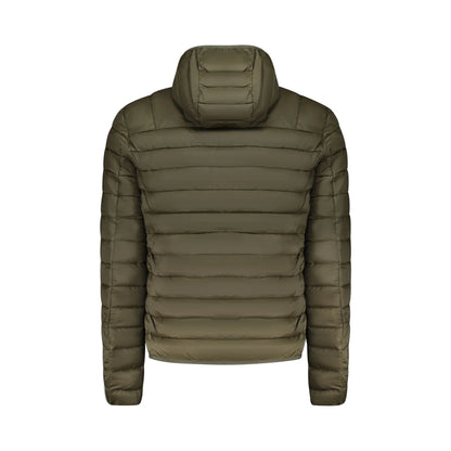 Cavalli Class Giubbotto Uomo Verde con Cappuccio Removibile e Logo Giubbotti e Giacche - vista 2