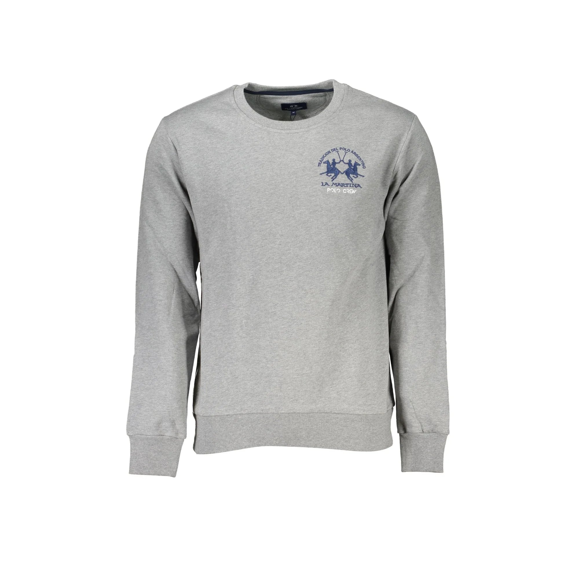 LA MARTINA FELPA SENZA ZIP UOMO GRIGIO