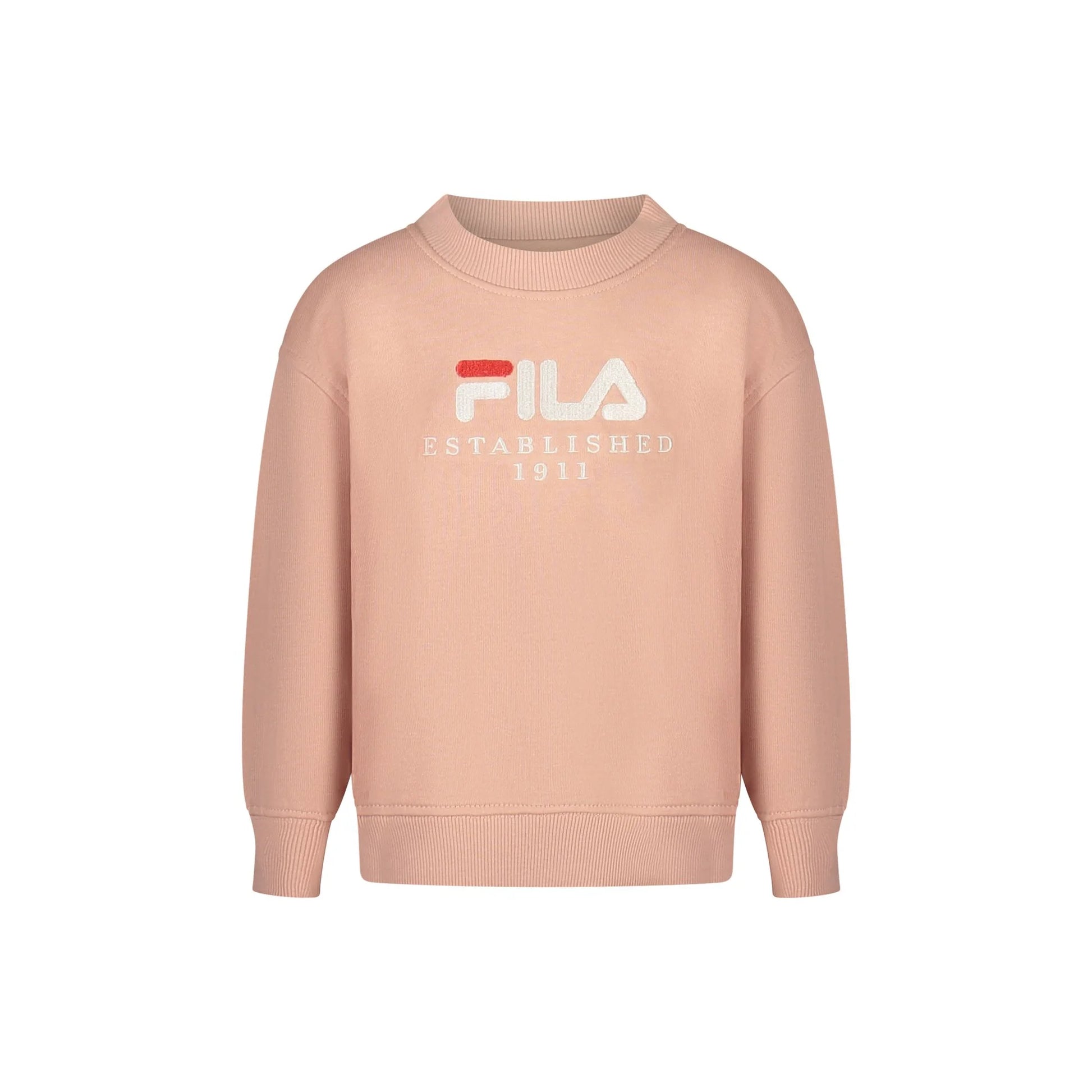 FILA FELPA SENZA ZIP BAMBINA ROSA