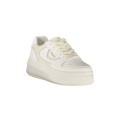 Blauer Sneakers donna bianco