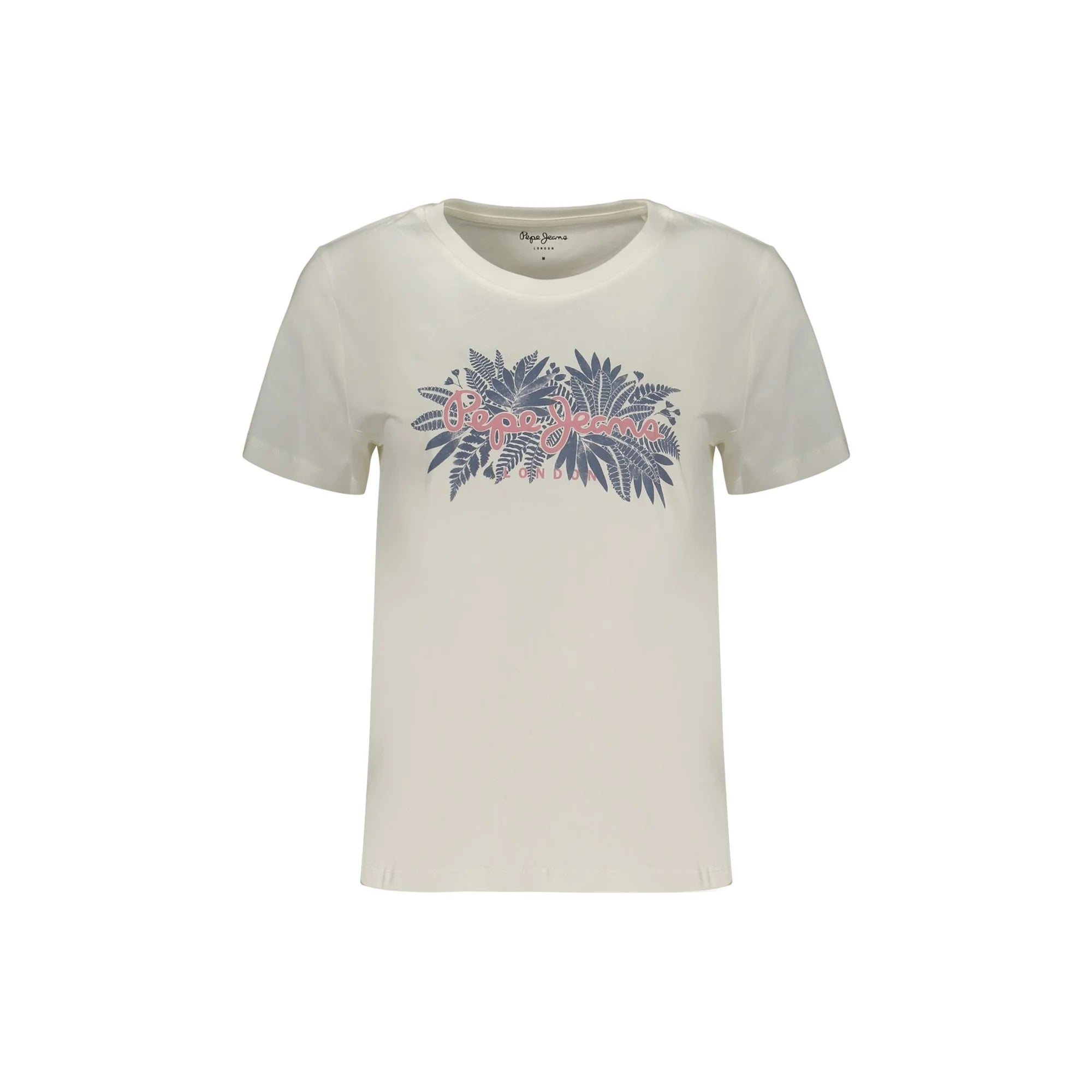 PEPE JEANS T-SHIRT MANICHE CORTE DONNA BIANCO
