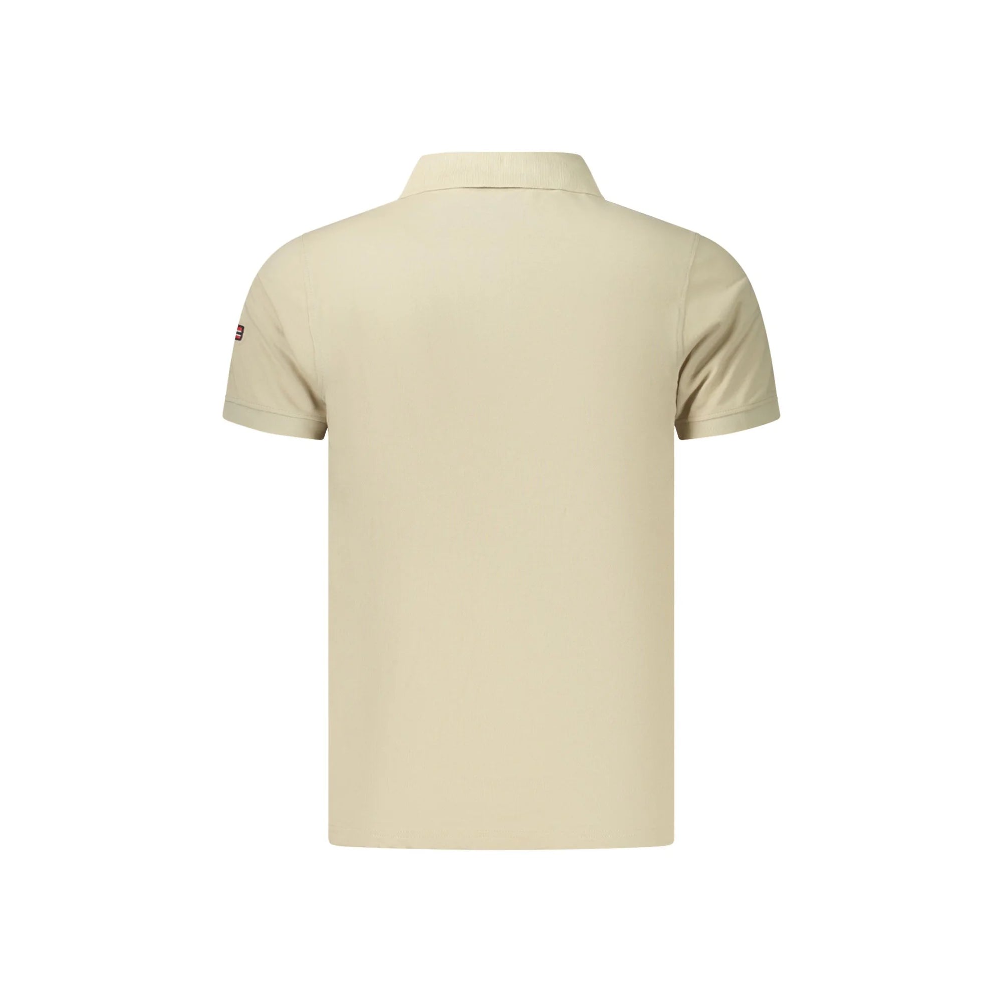 NORWAY 1963 POLO MANICHE CORTE UOMO BEIGE