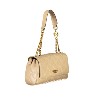 Guess Jeans Borsa Donna a Spalla Beige Gracelynn con Manico in Catena Borse - vista 2