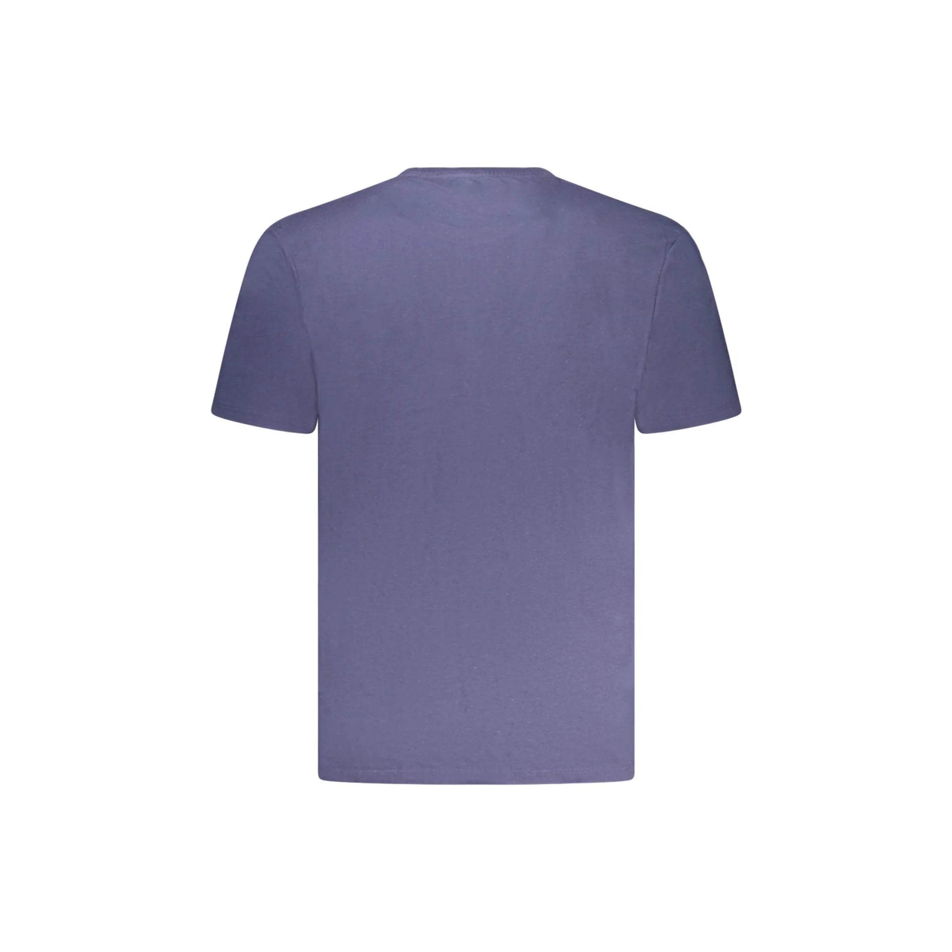 Wrangler T-Shirt Maniche Corte Uomo Blu Stampa Logo - vista 2