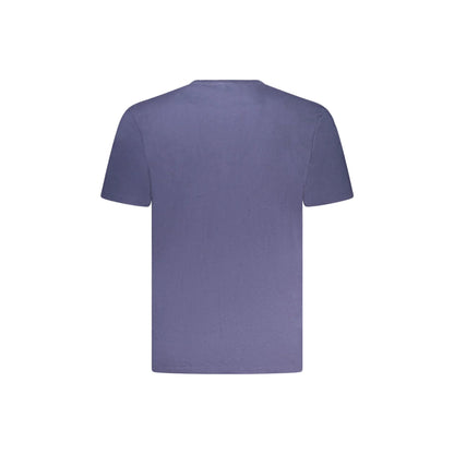 Wrangler T-Shirt Maniche Corte Uomo Blu Stampa Logo - vista 2