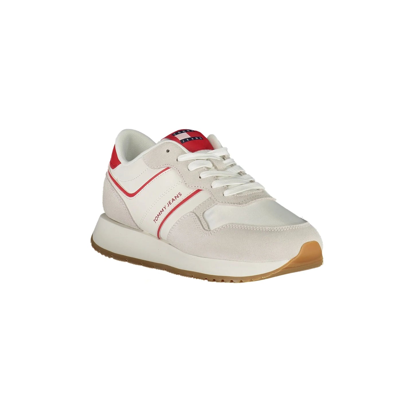 TOMMY HILFIGER Scarpe Sneakers Donna Rosse con Dettagli a Contrasto rosso - vista 2