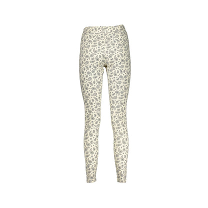 Fila Pantaloni Leggins Donna Bianco Ricamo - vista 2