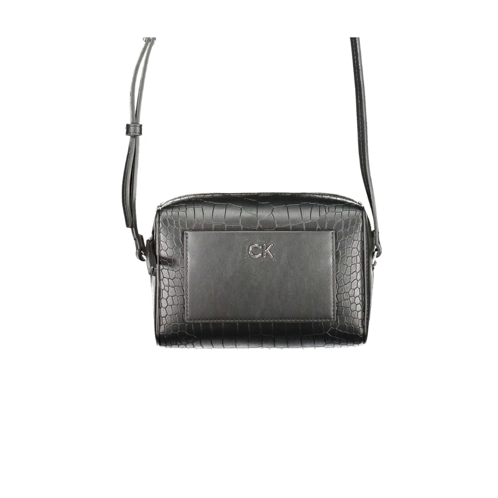 CALVIN KLEIN Borsa Donna Nera a Tracolla con Zip e Dettagli a Contrasto Borse Nero - foto prodotto