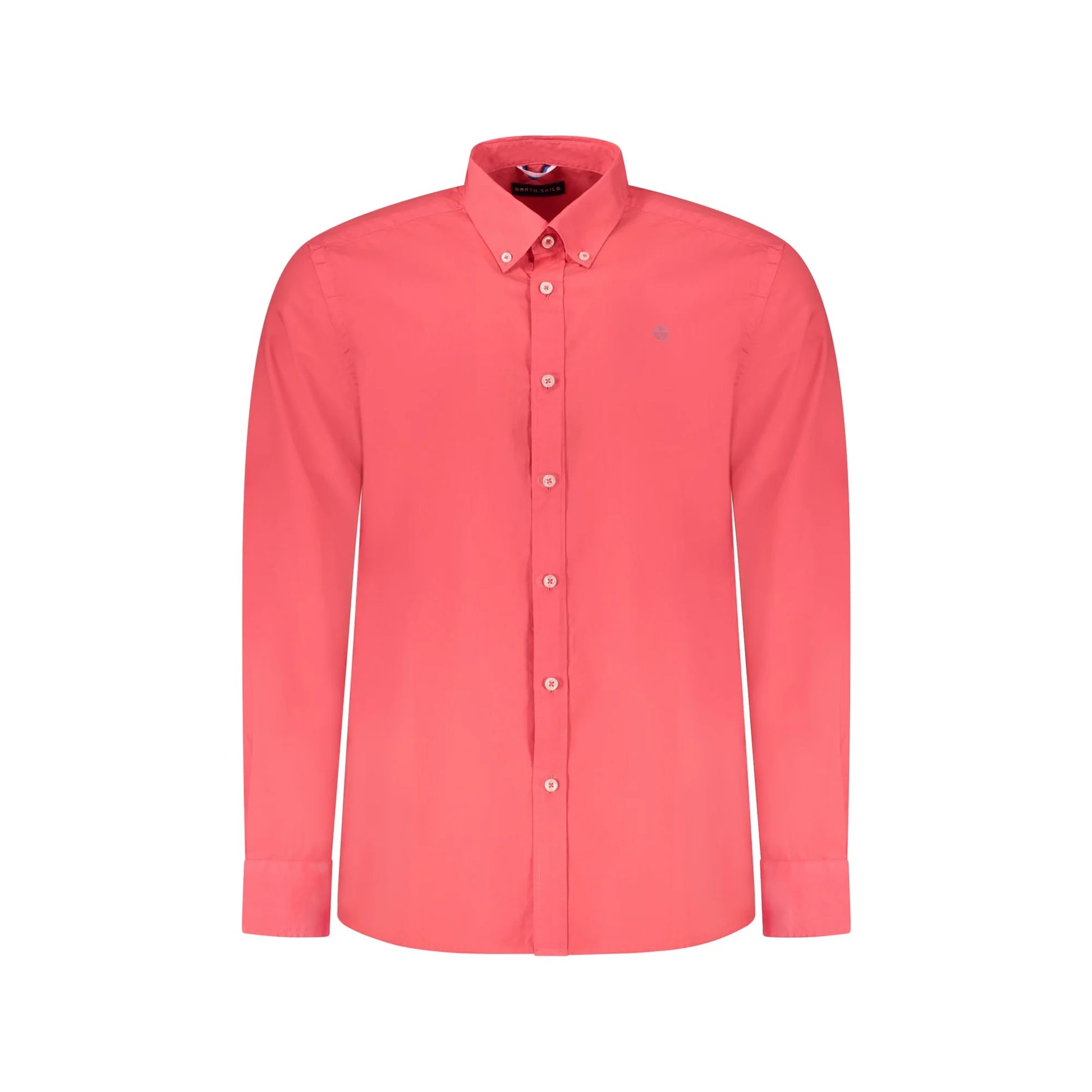 North Sails Camicia Maniche Lunghe Uomo Rossa Ricamo Camicie Rosso - foto prodotto